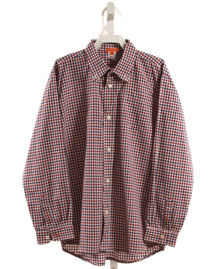 KULE BY NIKKI KULE  MULTI-COLOR  PLAID  DRESS SHIRT
