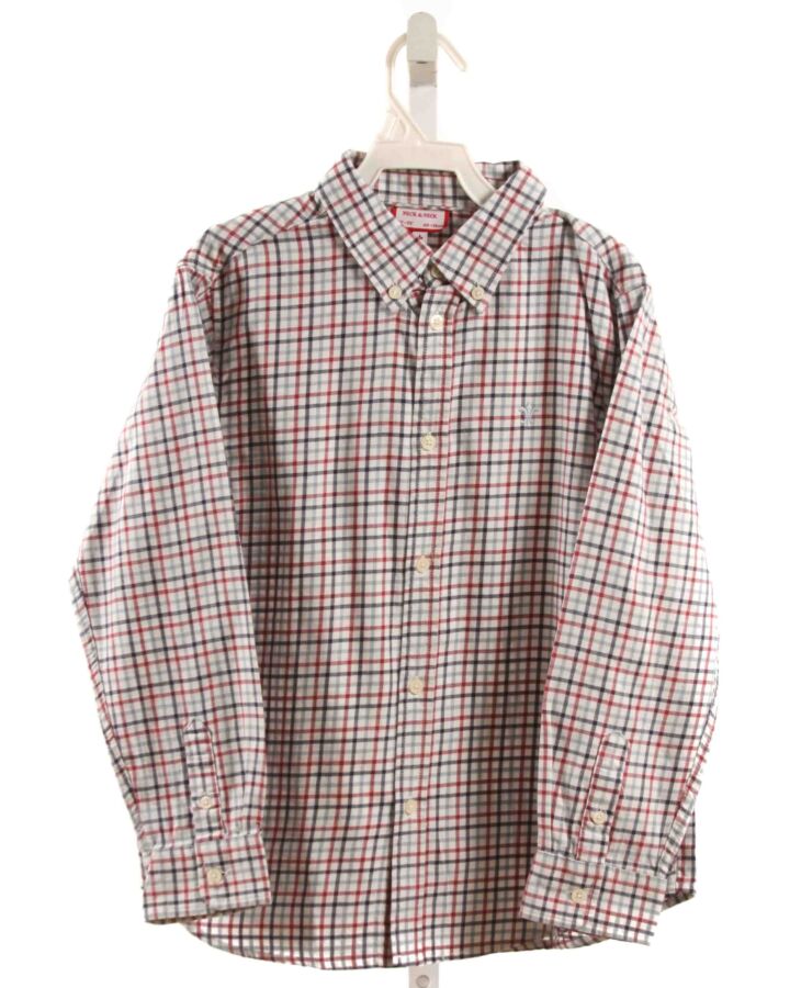 NECK & NECK  MULTI-COLOR  PLAID  DRESS SHIRT