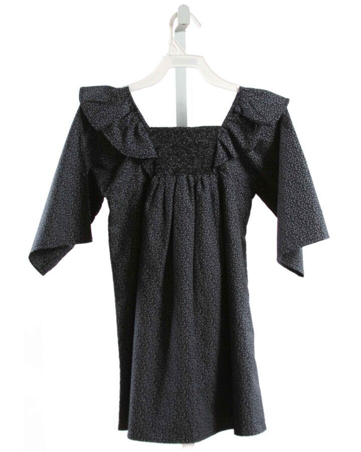 ELEPHANTITO  NAVY   SMOCKED DRESS