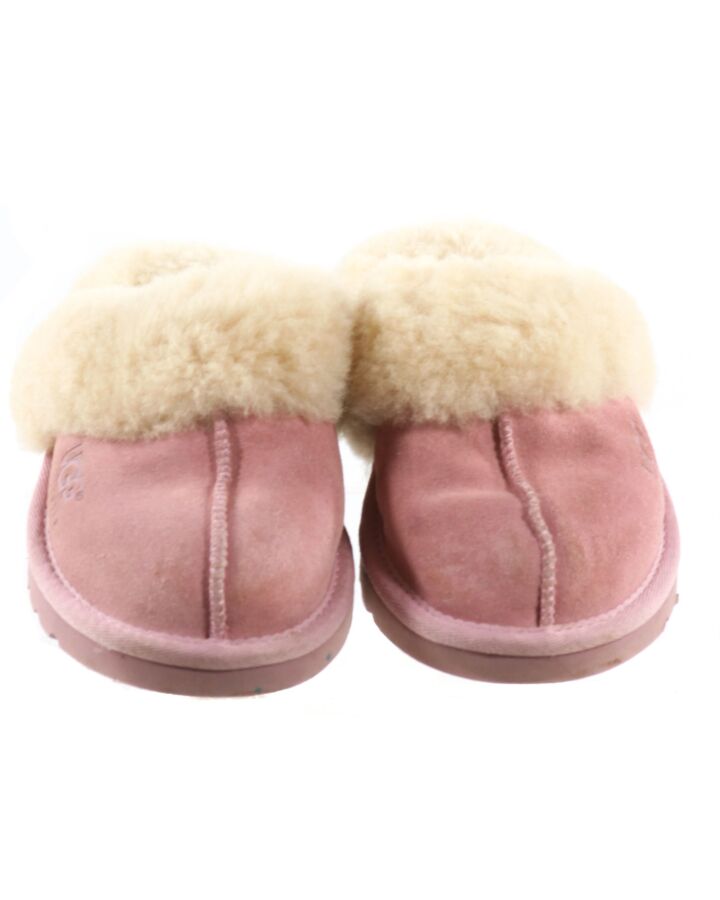 UGG PINK SLIPPERS * SIZE TODDLER 10; VGU-SLIGHT WEAR ON THE TOE