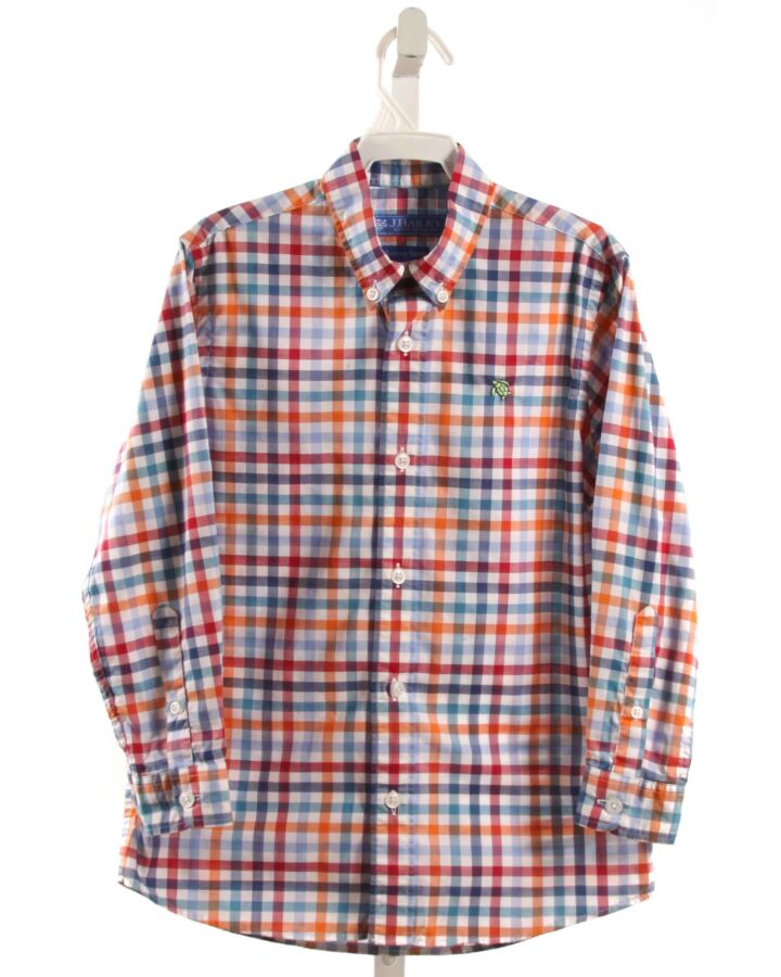 J. BAILEY  MULTI-COLOR  PLAID  DRESS SHIRT