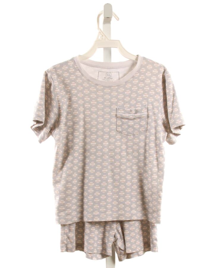 LILA + HAYES  BLUE KNIT  PRINTED DESIGN LOUNGEWEAR