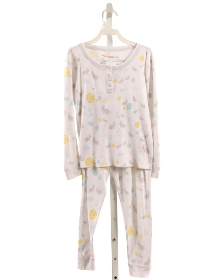 PETIDOUX  WHITE KNIT  PRINTED DESIGN LOUNGEWEAR