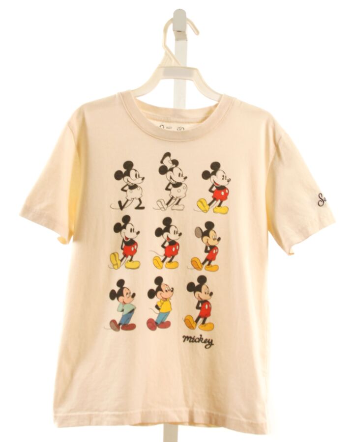MC2 SAINT BARTH  CREAM   PRINTED DESIGN T-SHIRT