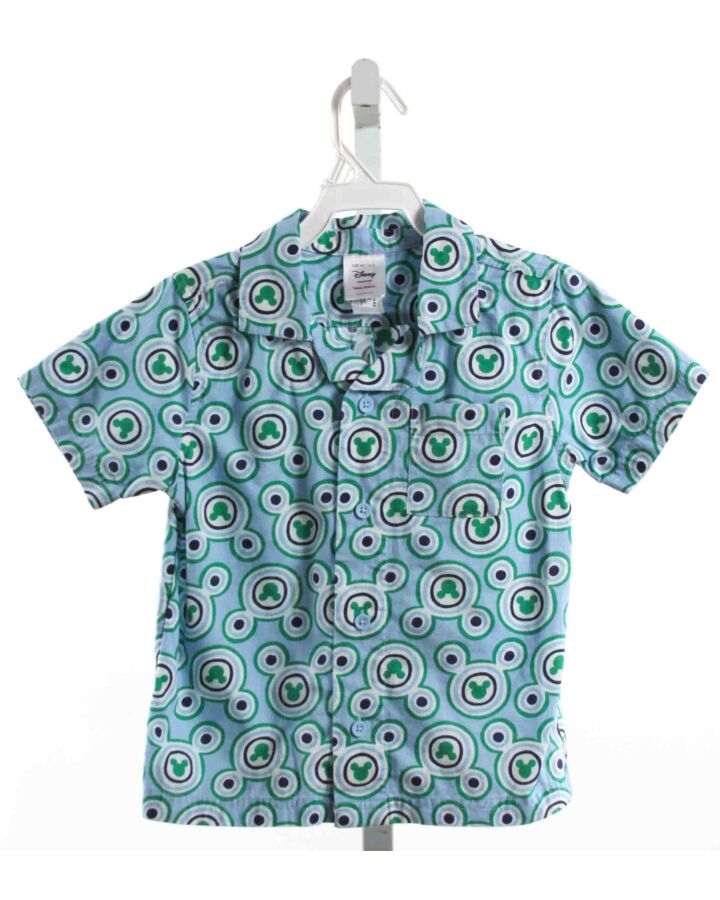 HANNA ANDERSSON  BLUE   PRINTED DESIGN SHIRT-SS