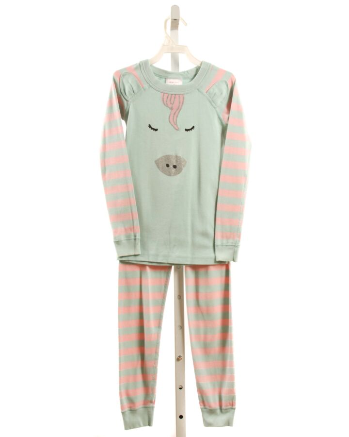 HANNA ANDERSSON  LT BLUE  STRIPED PRINTED DESIGN LOUNGEWEAR