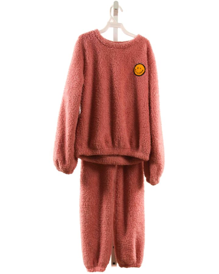 LOLA + THE BOYS  PINK FLEECE   2-PIECE OUTFIT