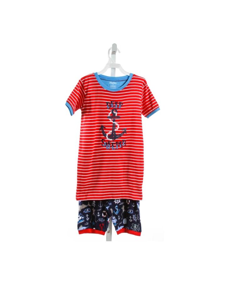 HATLEY  RED  STRIPED APPLIQUED LOUNGEWEAR