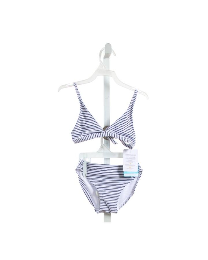 SNAPPER ROCK  NAVY  STRIPED  2-PIECE SWIMSUIT