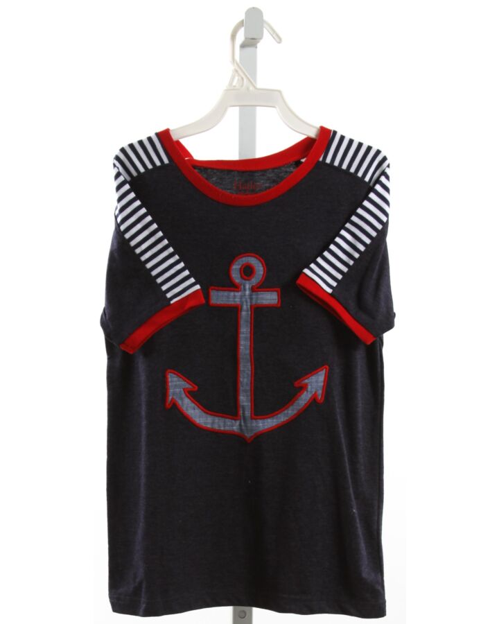 HATLEY  NAVY   APPLIQUED KNIT SS SHIRT