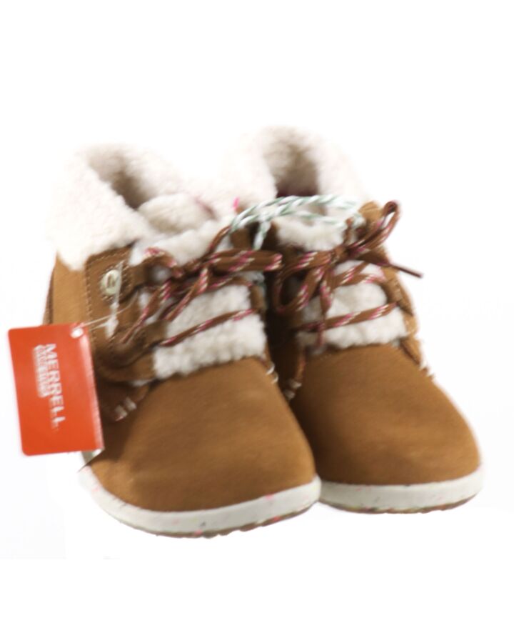 MERRELL BROWN BOOTS  *NWT SIZE TODDLER 10