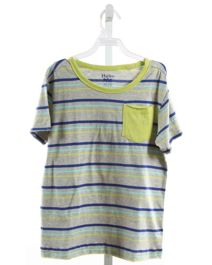 HATLEY  BLUE  STRIPED  KNIT SS SHIRT