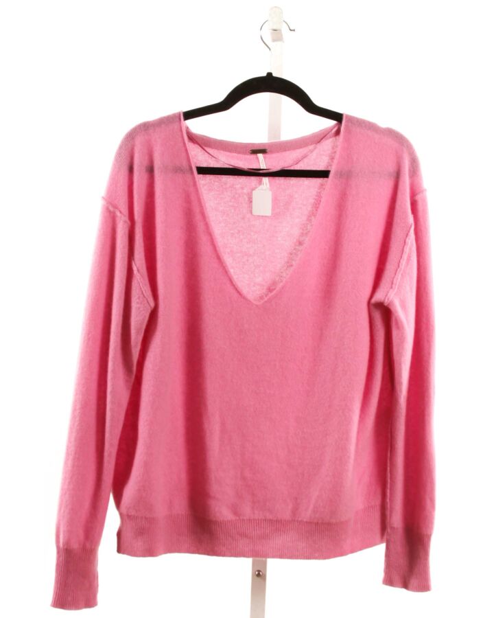 FREE PEOPLE  PURPLE CASHMERE   SWEATER