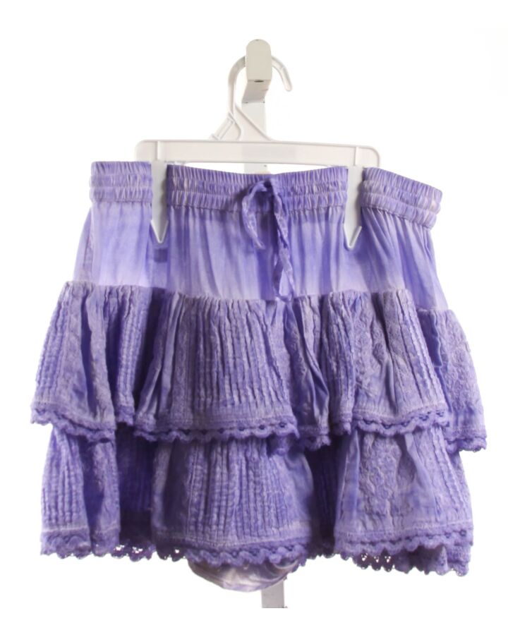 MUCHE & MUCHETTE  PURPLE   EMBROIDERED SKIRT