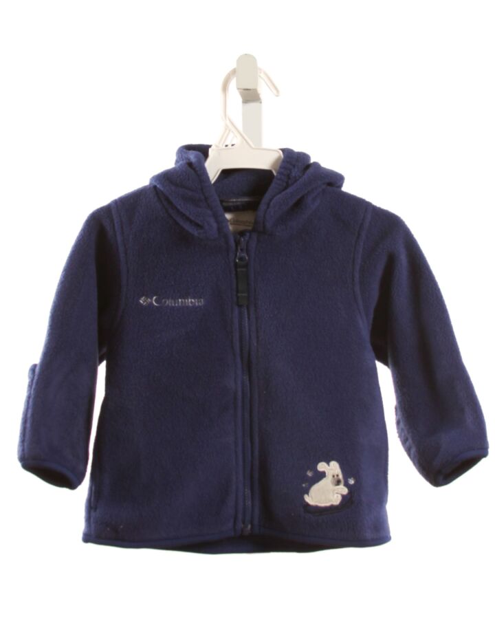 COLUMBIA  BLUE FLEECE  APPLIQUED OUTERWEAR