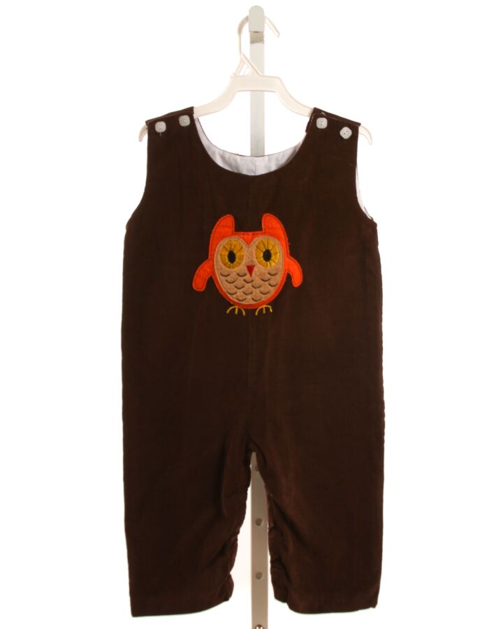 PETIT FRERE  BROWN CORDUROY  APPLIQUED LONGALL