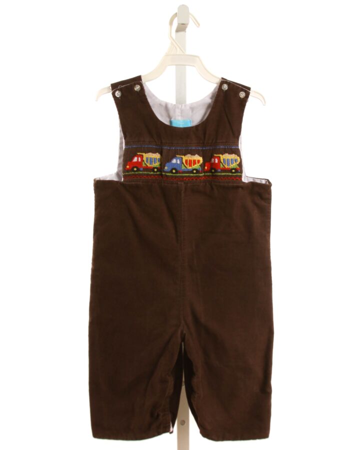 CLAIRE AND CHARLIE  BROWN CORDUROY  SMOCKED LONGALL