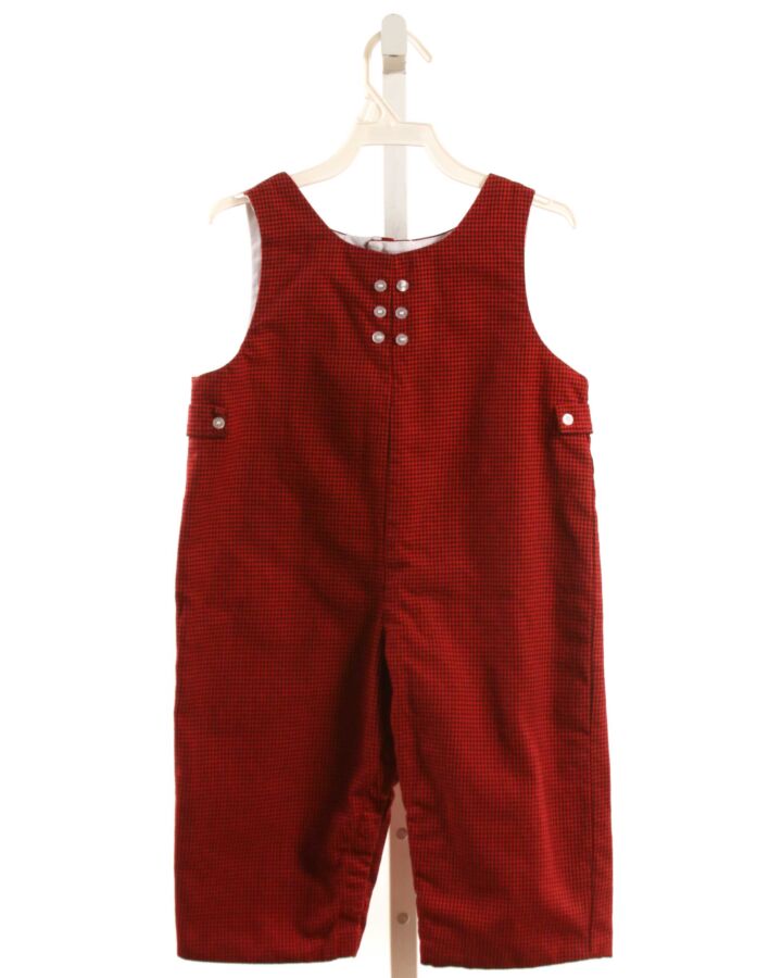 NO TAG  RED  HOUNDSTOOTH  LONGALL