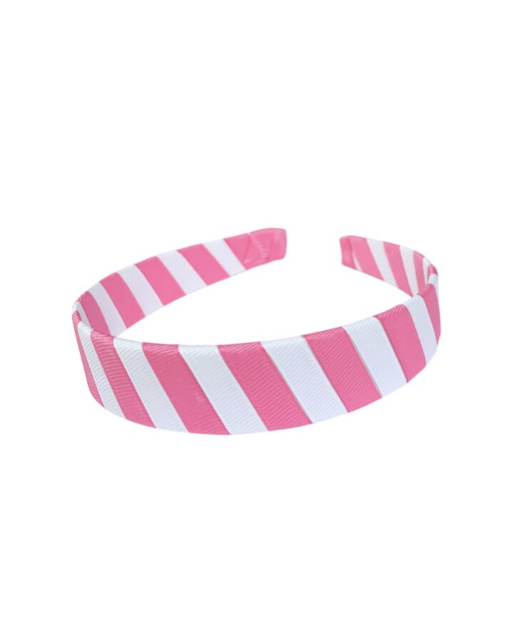 LOLO  HOT PINK  STRIPED  HEADBAND