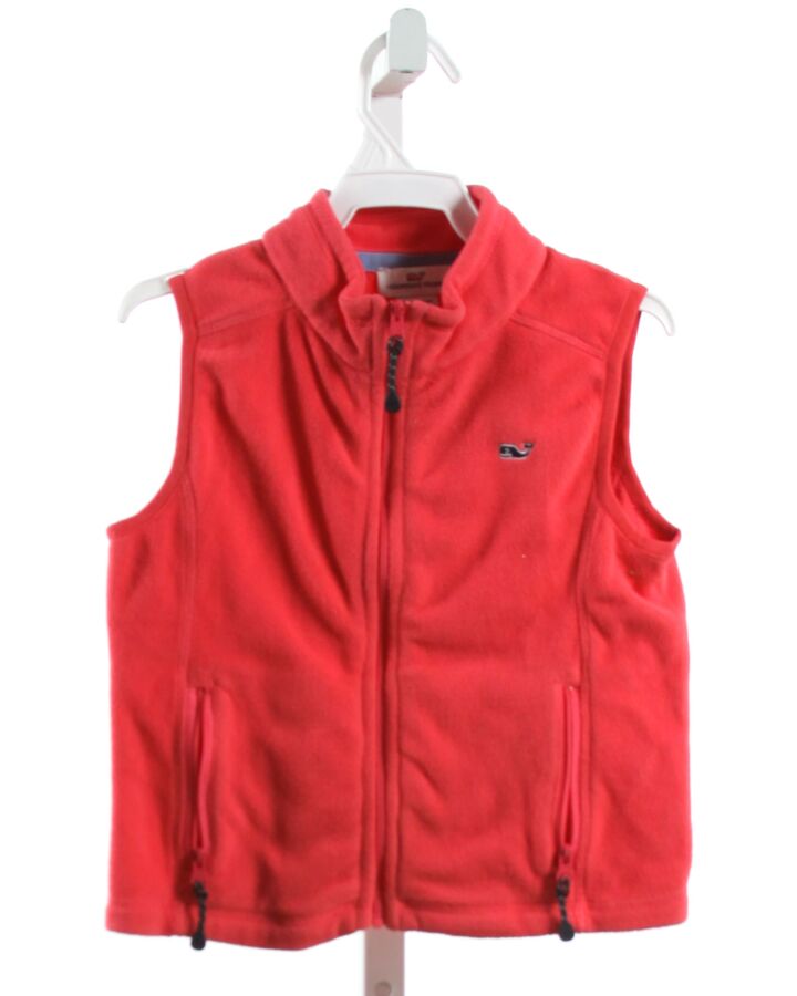 VINEYARD VINES  HOT PINK FLEECE   VEST