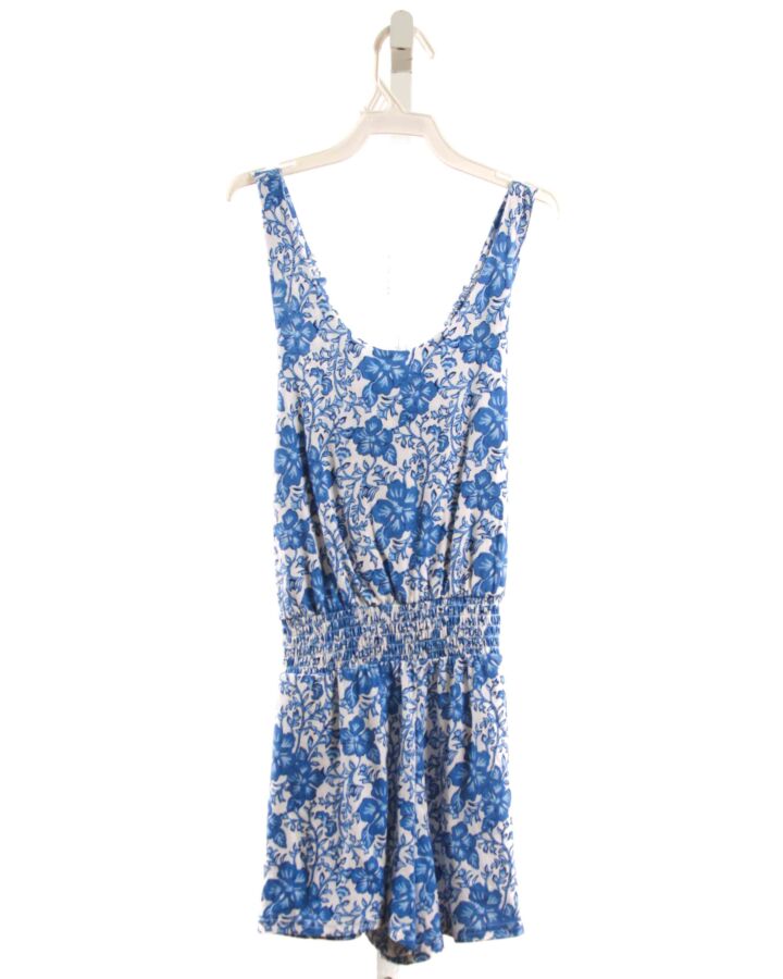 VINEYARD VINES  BLUE  FLORAL  KNIT ROMPER