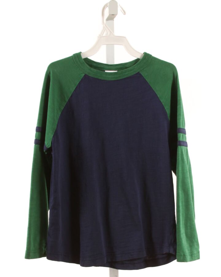 HANNA ANDERSSON  BLUE KNIT   KNIT LS SHIRT