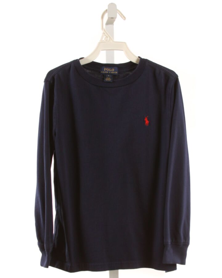 POLO BY RALPH LAUREN  BLUE KNIT   KNIT LS SHIRT