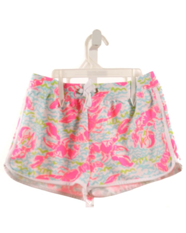 LILLY PULITZER  HOT PINK KNIT  PRINTED DESIGN SHORTS