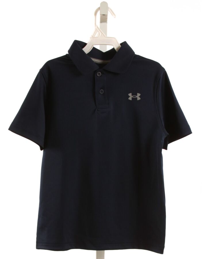UNDER ARMOUR  NAVY    KNIT SS SHIRT