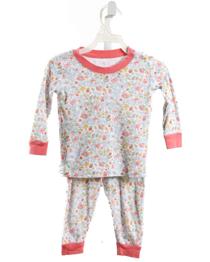 LAKE PAJAMAS  PINK  FLORAL  LOUNGEWEAR