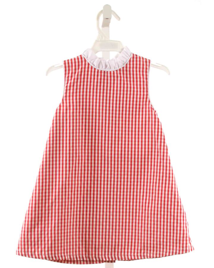 THE YELLOW LAMB  RED  GINGHAM  DRESS