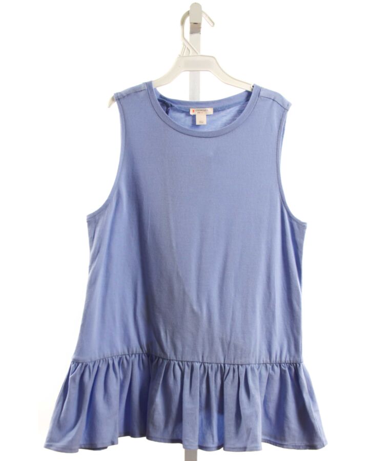 CREWCUTS  BLUE    SLEEVELESS SHIRT