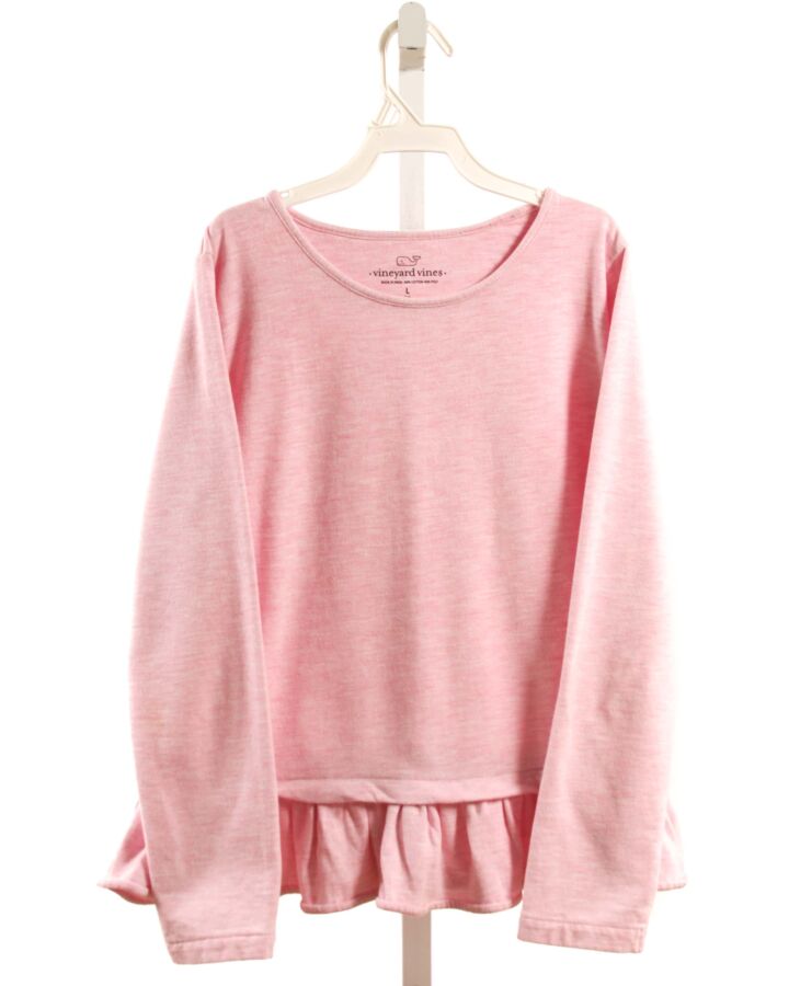 VINEYARD VINES  PINK    KNIT LS SHIRT