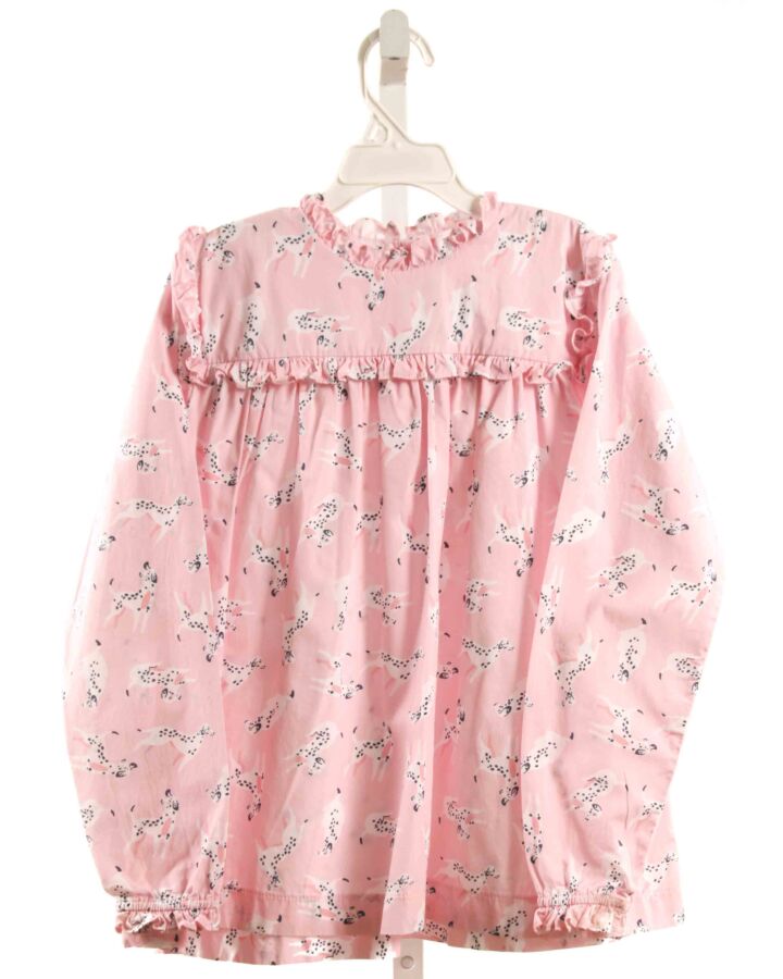 JAMES & LOTTIE  PINK  PRINT  DRESS SHIRT