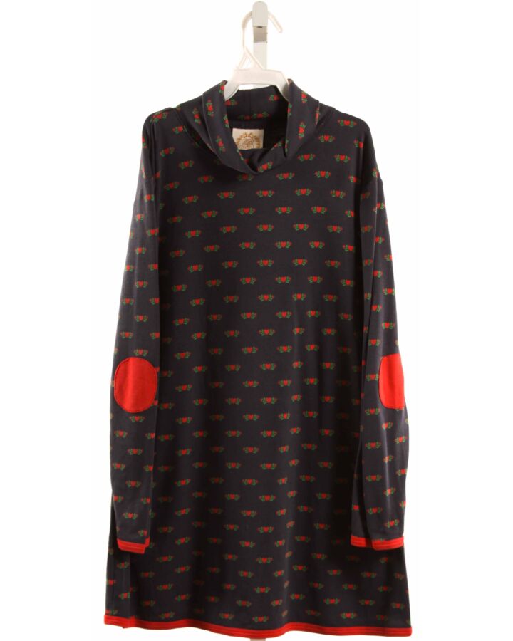 THE BEAUFORT BONNET COMPANY  NAVY  FLORAL  KNIT DRESS