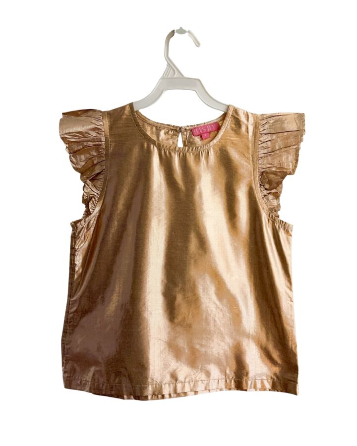 BISBY BY LITTLE ENGLISH  GOLD    SLEEVELESS SHIRT