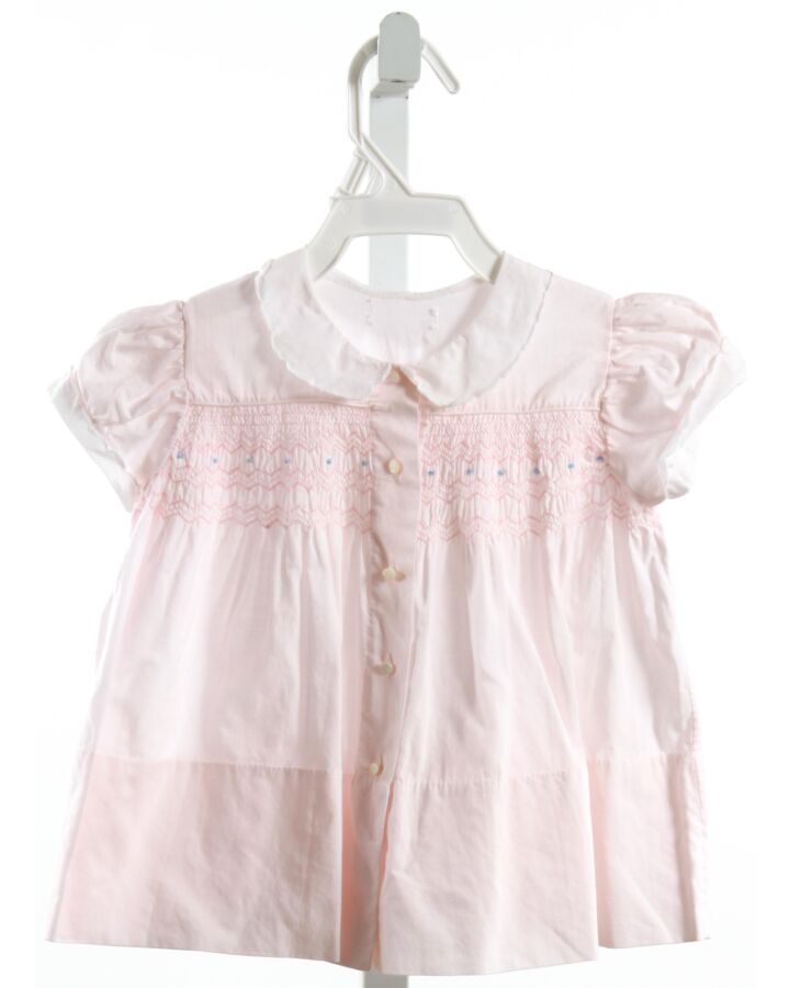 NO TAG  LT PINK   SMOCKED DRESS