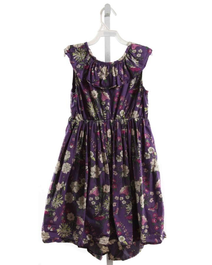 TEA  PURPLE  FLORAL  DRESS