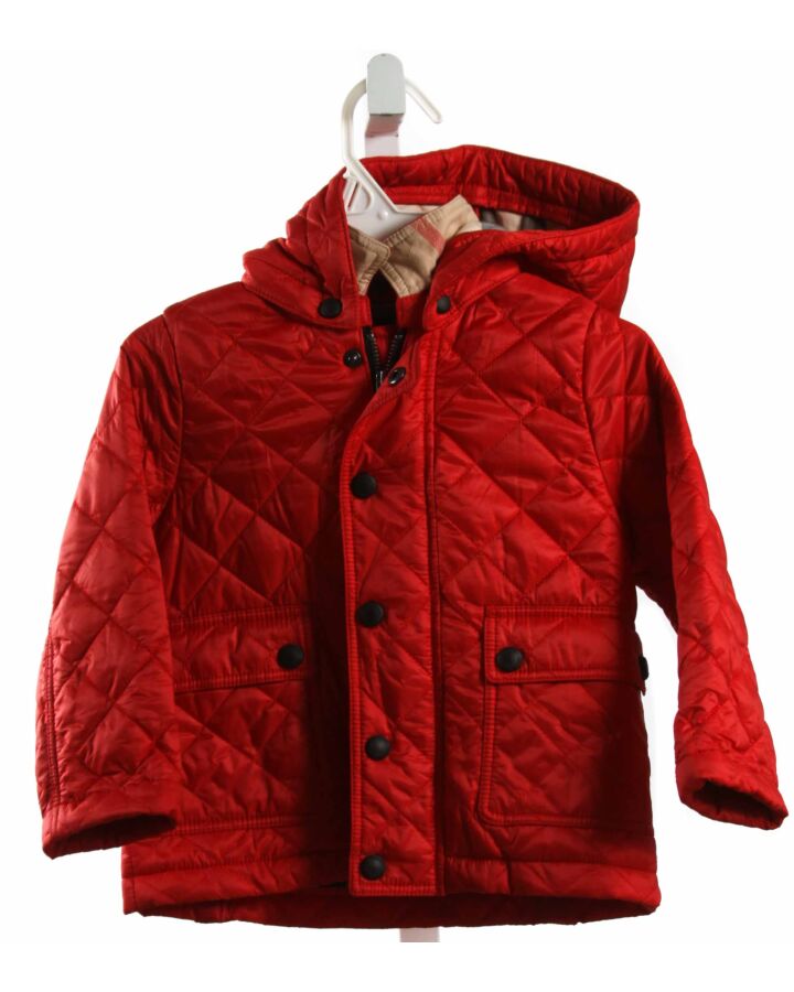 BURBERRY  RED    OUTERWEAR