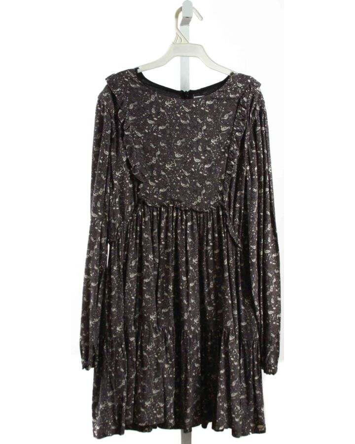 TARTINE ET CHOCOLAT  GRAY  FLORAL  DRESS