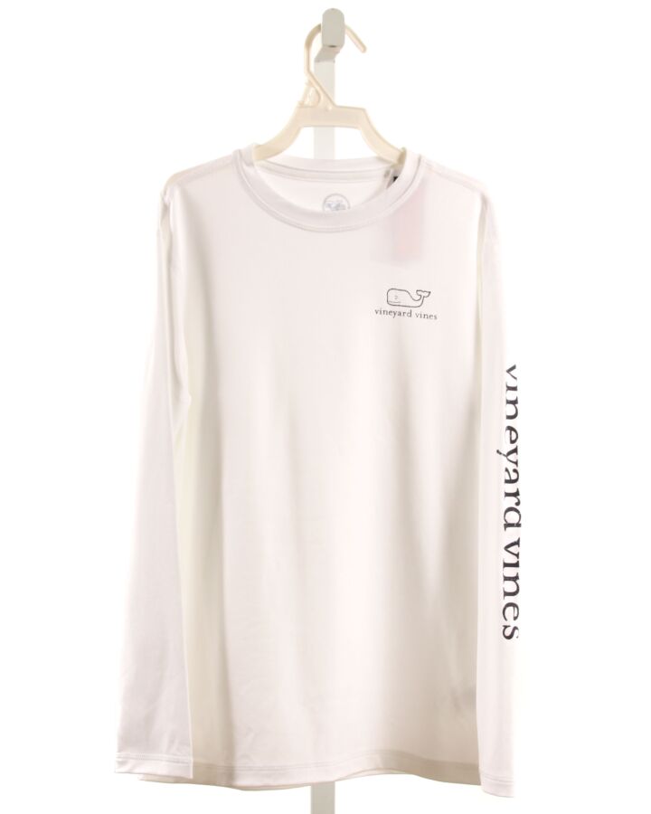 VINEYARD VINES  WHITE    RASH GUARD