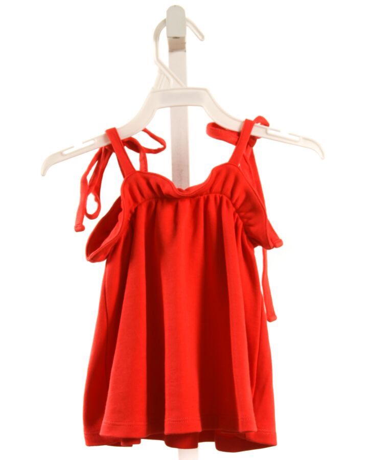 THE BEAUFORT BONNET COMPANY  RED    SLEEVELESS SHIRT