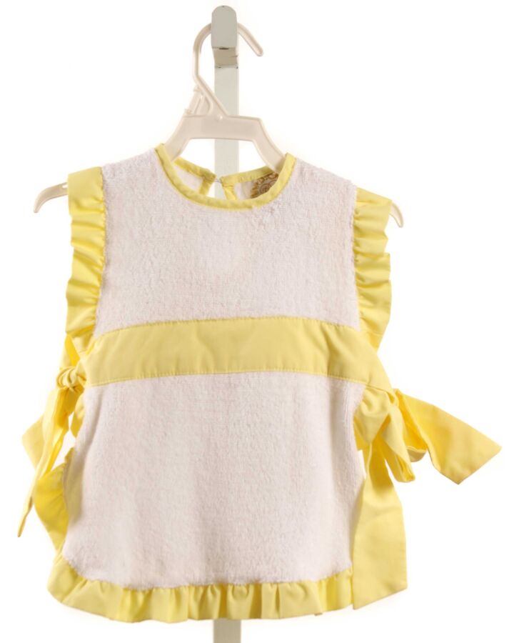THE BEAUFORT BONNET COMPANY  WHITE TERRY CLOTH   COVER UP WITH RUFFLE