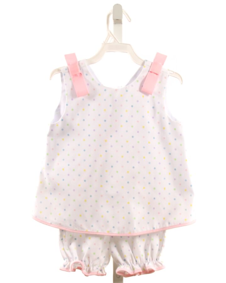 LULU BEBE  WHITE  POLKA DOT  2-PIECE OUTFIT