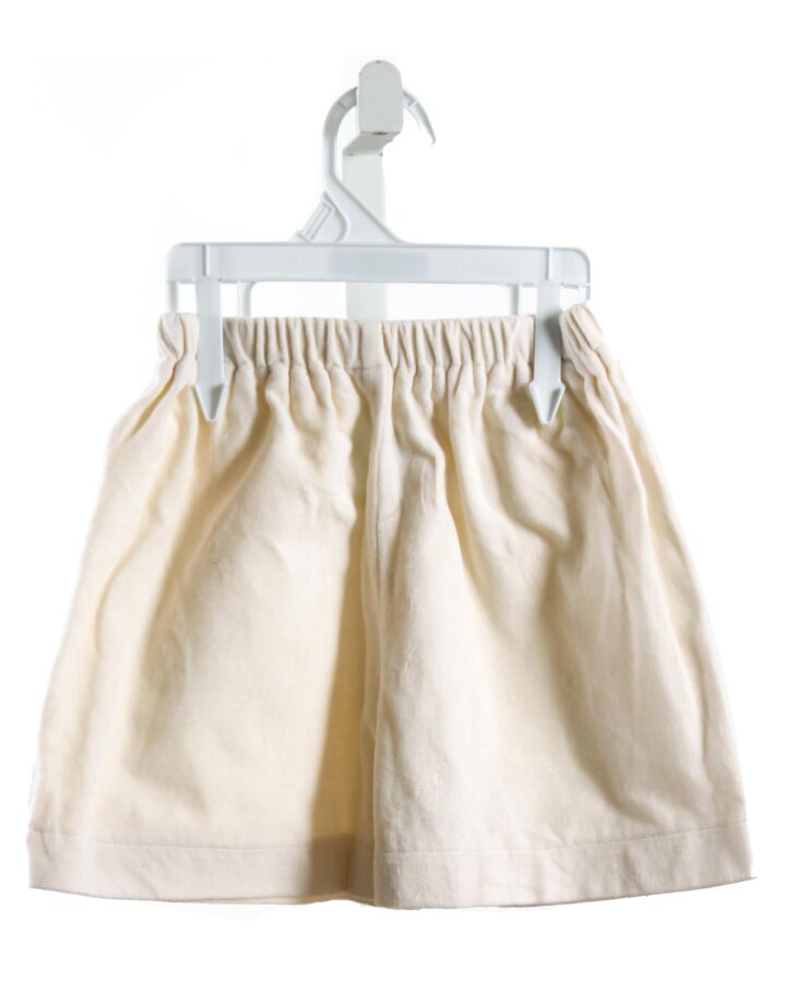 ALICE KATHLEEN  WHITE VELVET   SHORTS