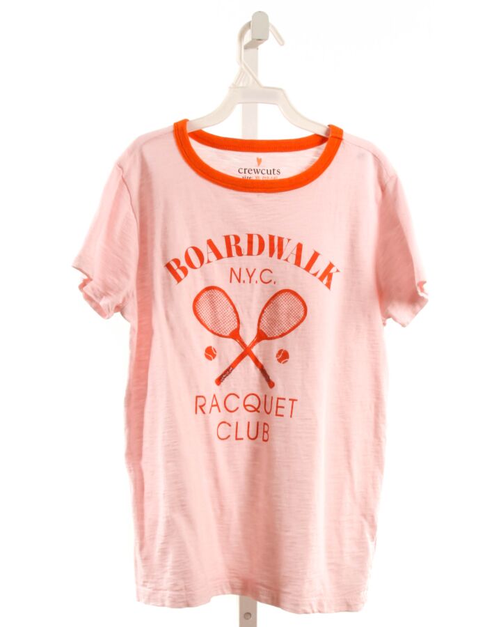 CREWCUTS  LT PINK  PRINT  T-SHIRT