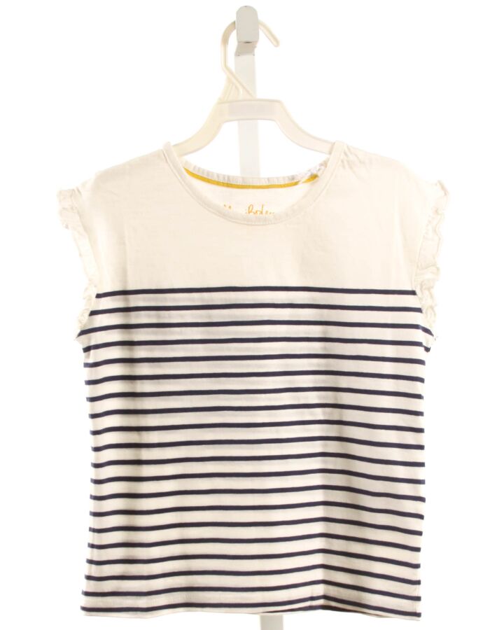 MINI BODEN  CREAM  STRIPED  KNIT SS SHIRT