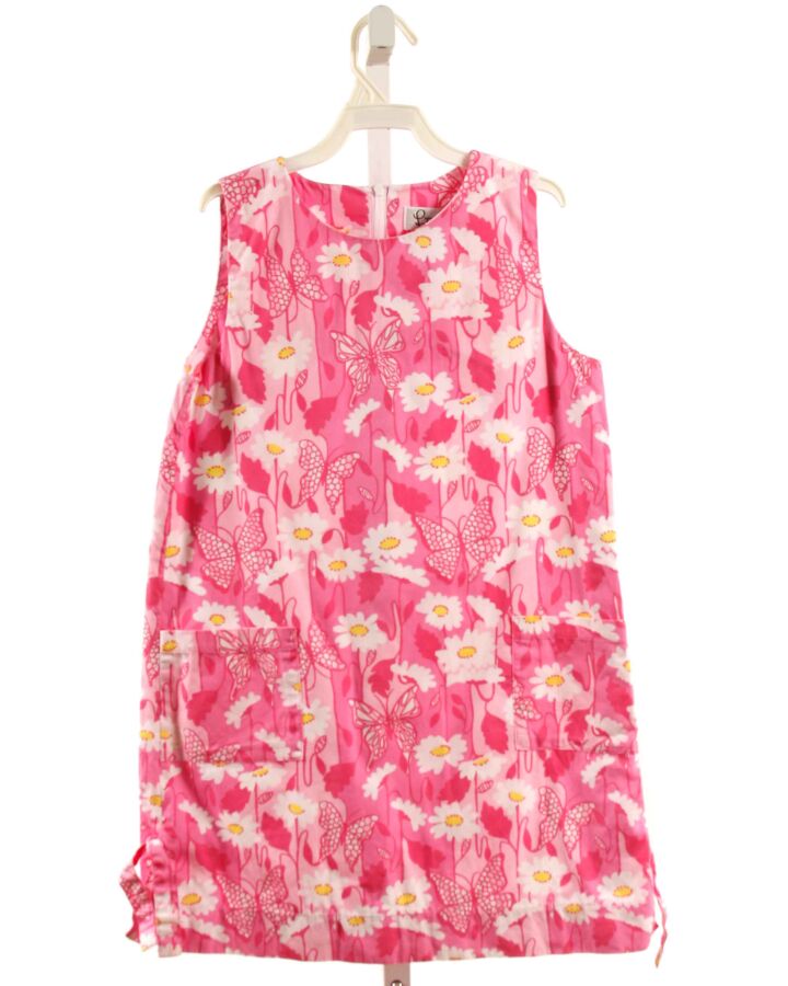 LILLY PULITZER  HOT PINK   PRINTED DESIGN DRESS