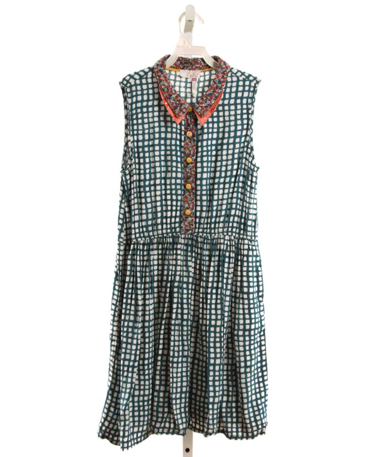 MATILDA JANE  BLUE  FLORAL  KNIT DRESS