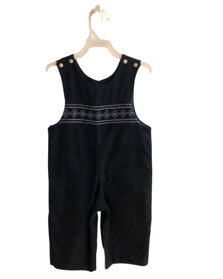 ANAVINI  BLUE   SMOCKED LONGALL